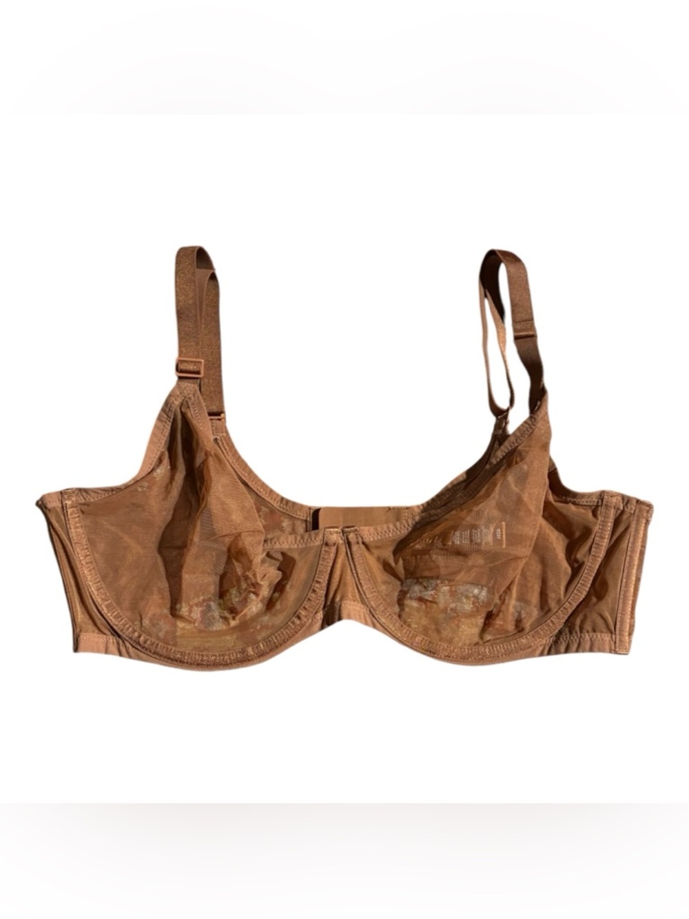 SKIMS Sheer Underwire Bra in Brown